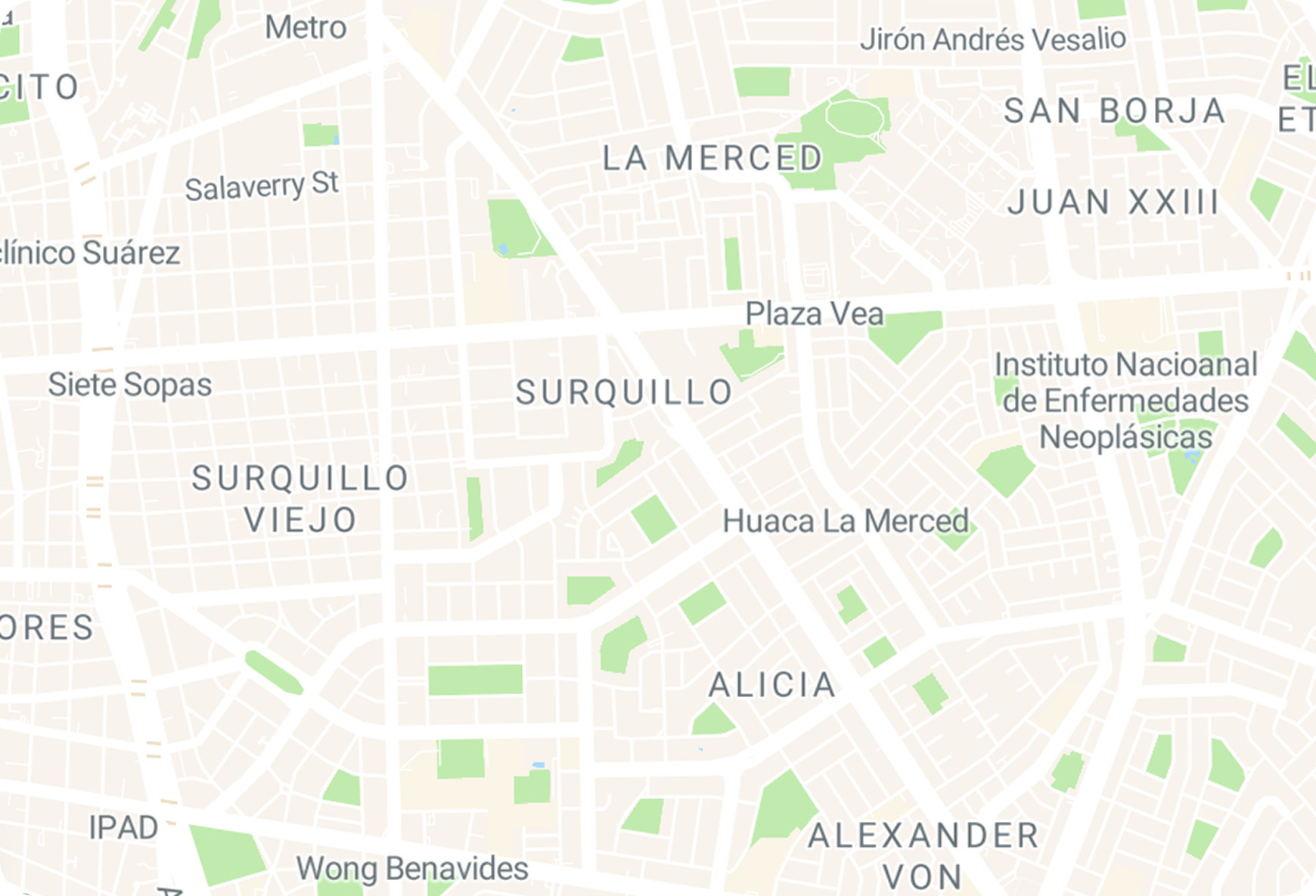 Mapa de centros